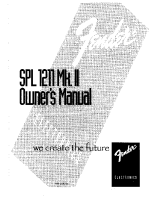 Fender SPL-1211-Mark-II-SpeakerSystem - Owners Manual